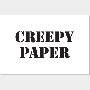 The Creepy Paper Posters and Art